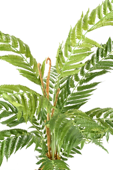 Felce Artificiale H120Cm In Vaso Per Interni