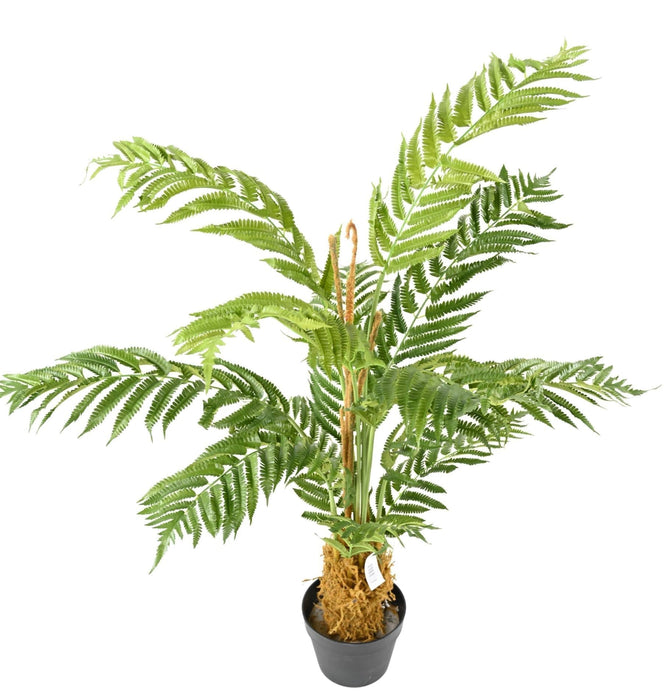 Felce Artificiale H120Cm In Vaso Per Interni