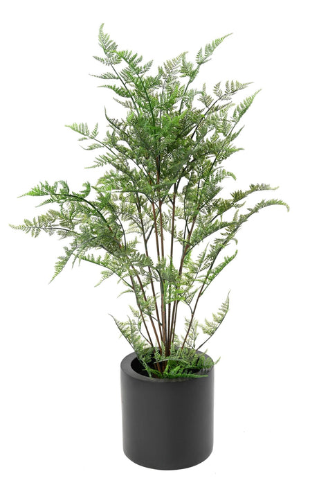 Felce Artificiale Resistente Ai Raggi UV In Vaso 110 Cm Verde