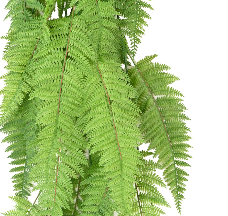 Felce Pendente Artificiale H.123 Cm Verde