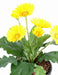Gerbera Artificiale Gialla Fiore Da 25 Cm Su Paletto