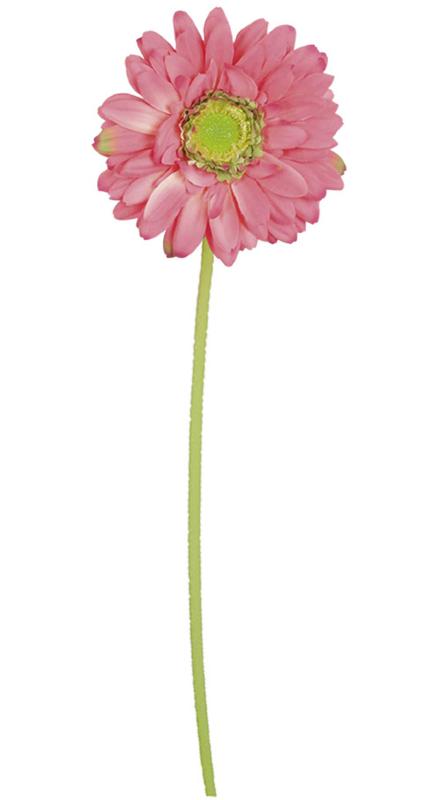 Gerbera Rosa Artificiale 50 Cm Per Bouquet Decorativo