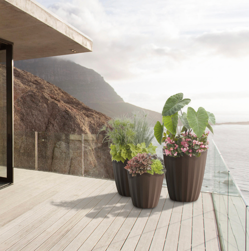 Vaso Da Fiori Grande Con Pieghe