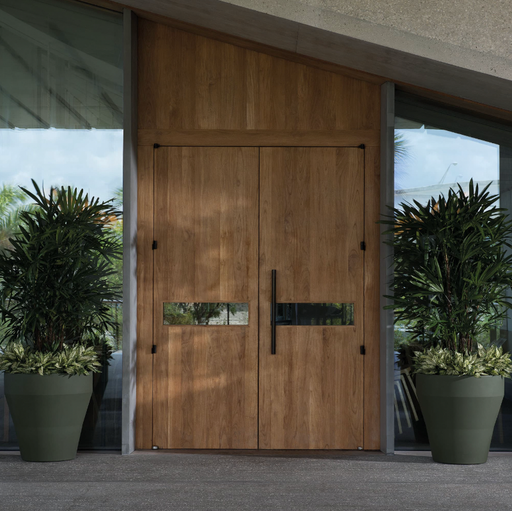 Vaso Decorativo Con Bordo Grande