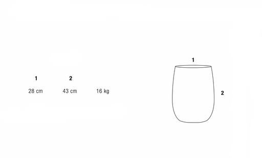 Grande Vaso In Terracotta Panarea