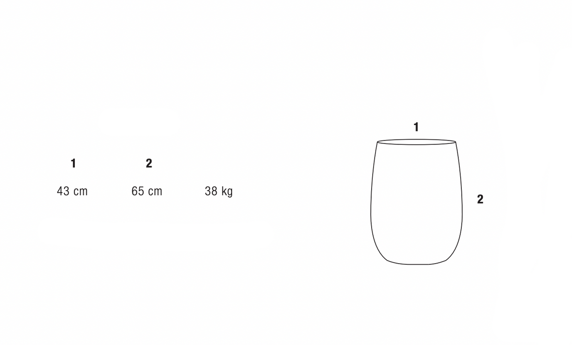 Grande Vaso In Terracotta Panarea