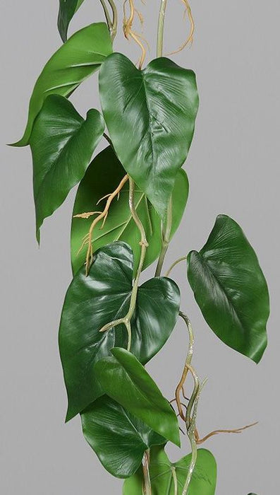 Ghirlanda Di Anthurium Artificiale Pianta Verde 115Cm