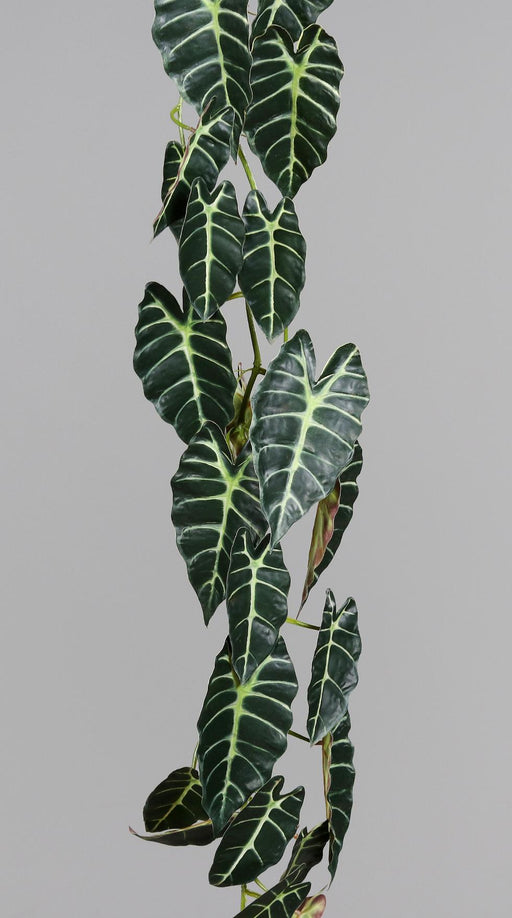 Ghirlanda Artificiale Alocasia 120 Cm Verde