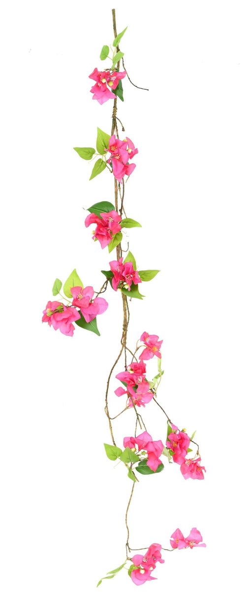 Ghirlanda Di Bouganville Artificiale Fucsia 130 Cm