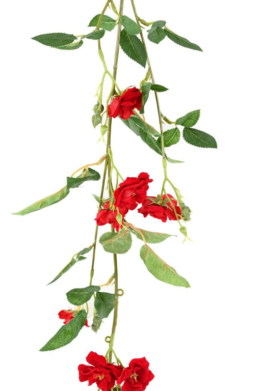 Ghirlanda Di Rose Artificiali 180 Cm Per Decorazione Interna