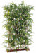 Siepe Di Bambù Artificiale 185 Cm Con Base In Legno
