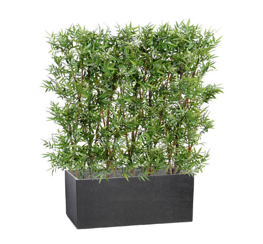 Siepe Orientale Artificiale In Bambù Per Interni 110 Cm
