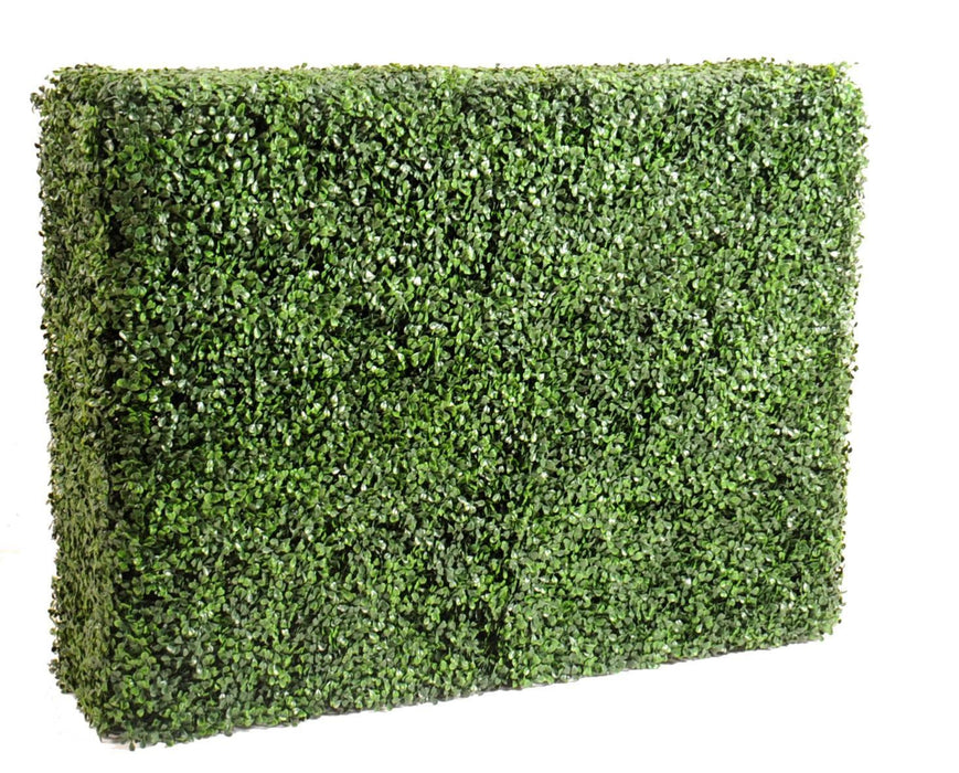 Siepe Di Bosso Artificiale In Metallo 108X80Cm Per Esterni