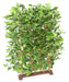 Siepe Di Faggio Artificiale 145 Cm Con Base In Legno
