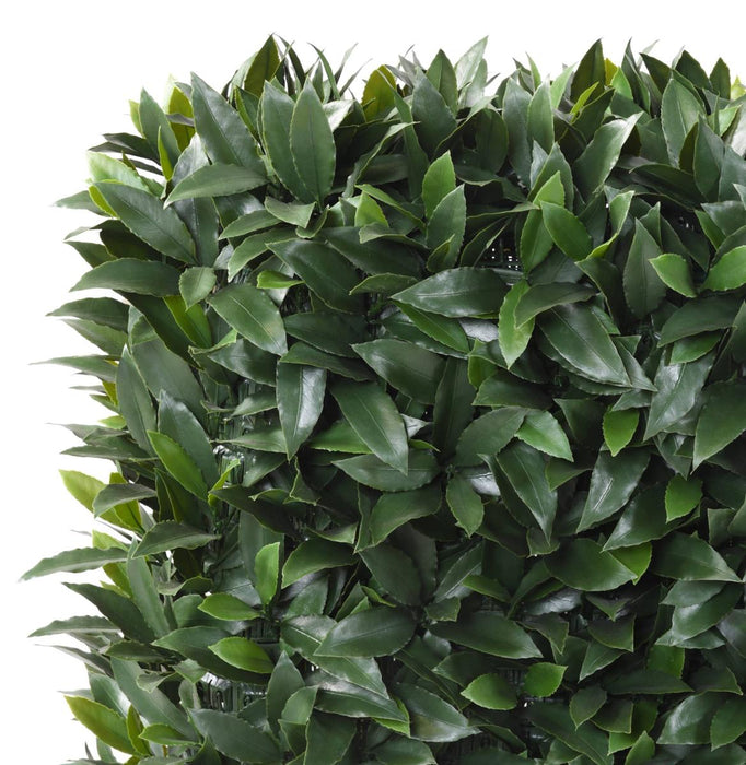 Siepe Di Alloro Artificiale Verde Per Terrazzo E Balcone