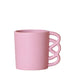 Tazza Happy Pink - Vaso Da Fiori In Ceramica