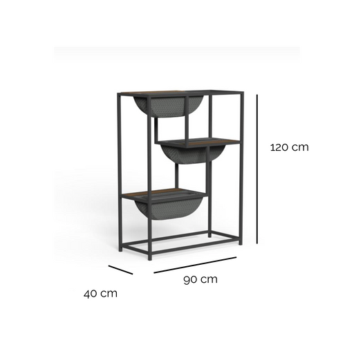 Fioriera Jackie A 3 Livelli