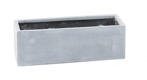 Fioriera Da Balcone In Fiberstone 50X20 Cm Grigia