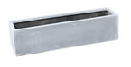 Fioriera Da Balcone In Fiberstone 80X20 Cm Grigia