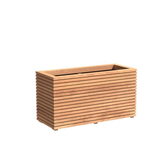 Fioriera Esotica In Legno Per Fiori 120X60Cm