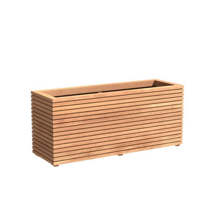 Fioriera In Legno Esotico Per Piante Da Esterno