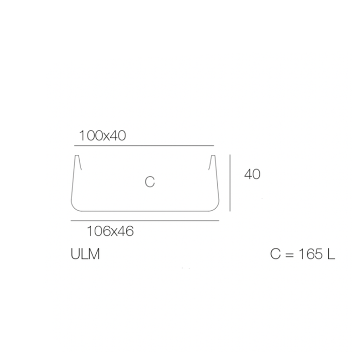 Fioriera In Polietilene Ulm