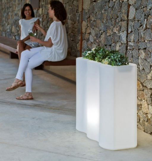 Fioriera Rettangolare Palmera Led