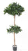 Doppia Sfera Di Alloro Artificiale 170Cm Resistente Ai Raggi Uv