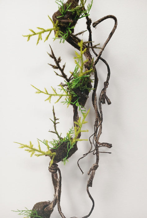 Decorazione D'interni Con Foglie Di Muschio Di Liana Artificiale, 100 Cm
