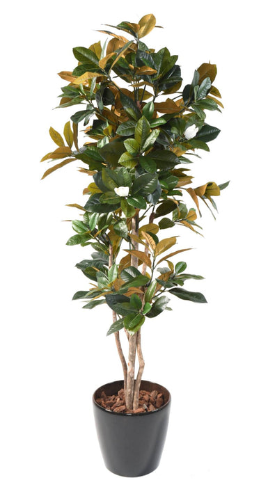 Fiore Di Magnolia Artificiale 8 Fiori 185 Cm Bianco