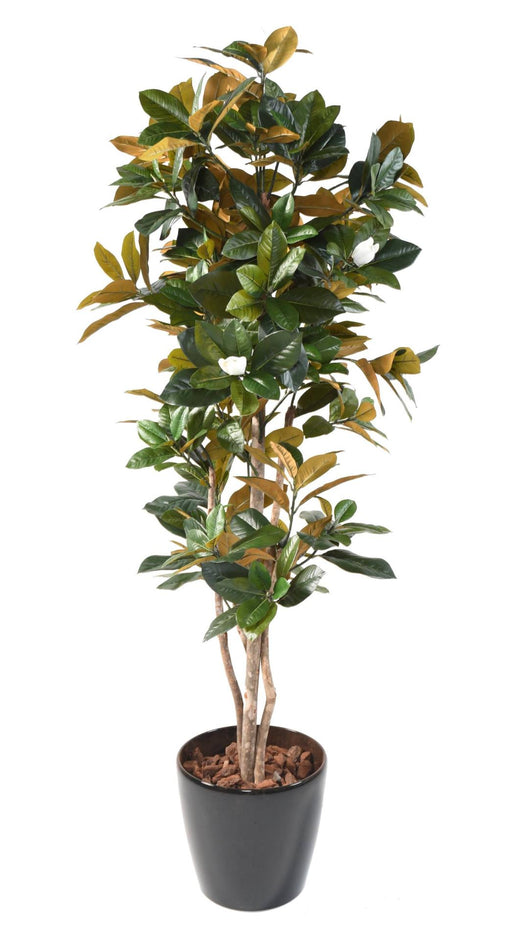 Fiore Di Magnolia Artificiale 8 Fiori 185 Cm Bianco