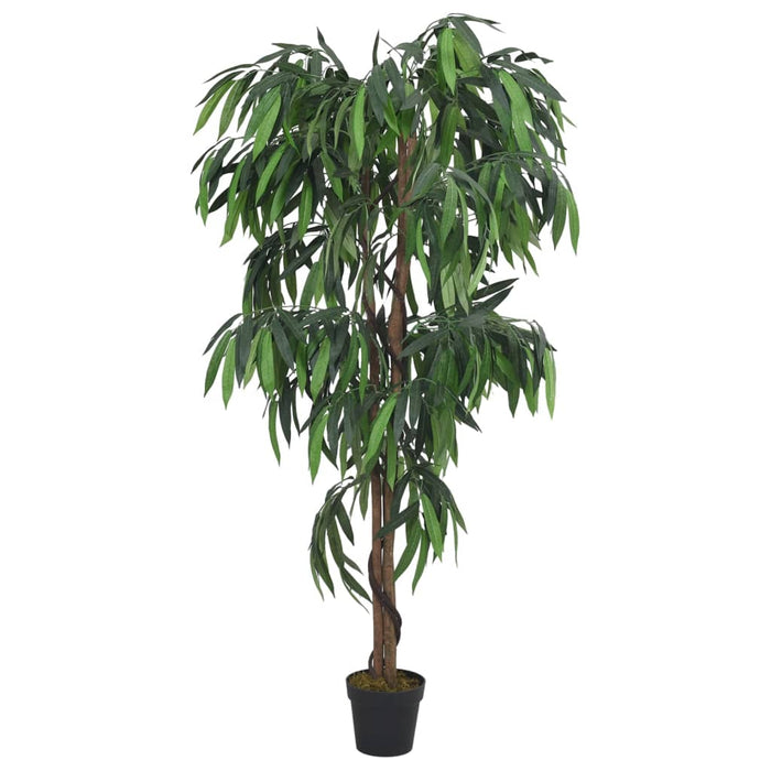 Albero Di Mango Artificiale 1050 Foglie 200 Cm Verde
