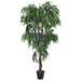 Albero Di Mango Artificiale 1050 Foglie 200 Cm Verde