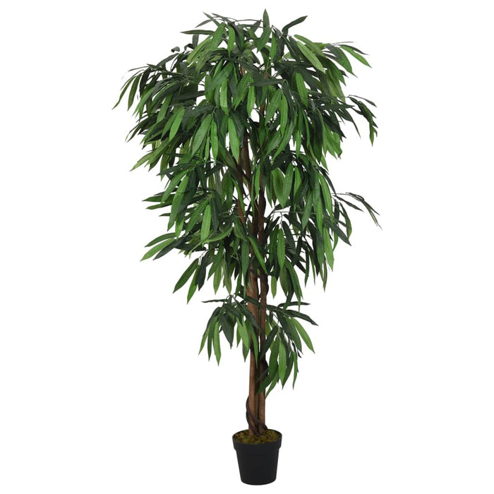 Albero Di Mango Artificiale 300 Foglie 80 Cm Verde
