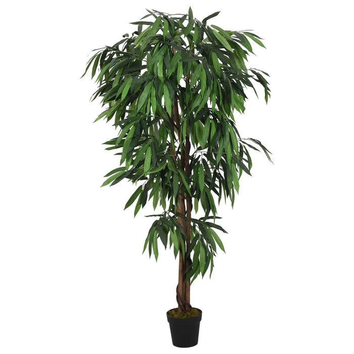 Albero Di Mango Artificiale 600 Foglie 150 Cm Verde