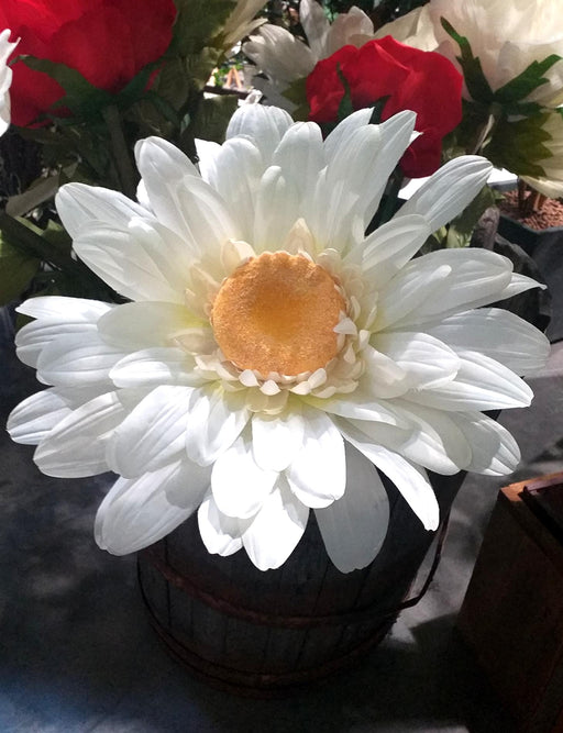 Decorazione Per Interni Margherita Artificiale Gigante H.125Cm