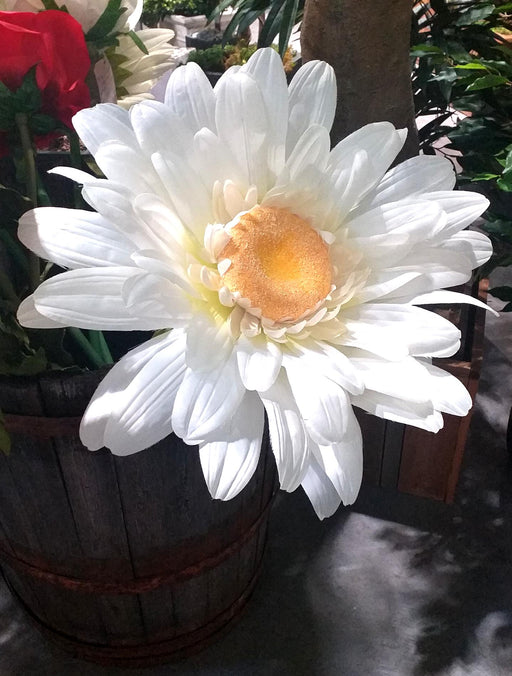 Decorazione Per Interni Margherita Artificiale Gigante H.125Cm