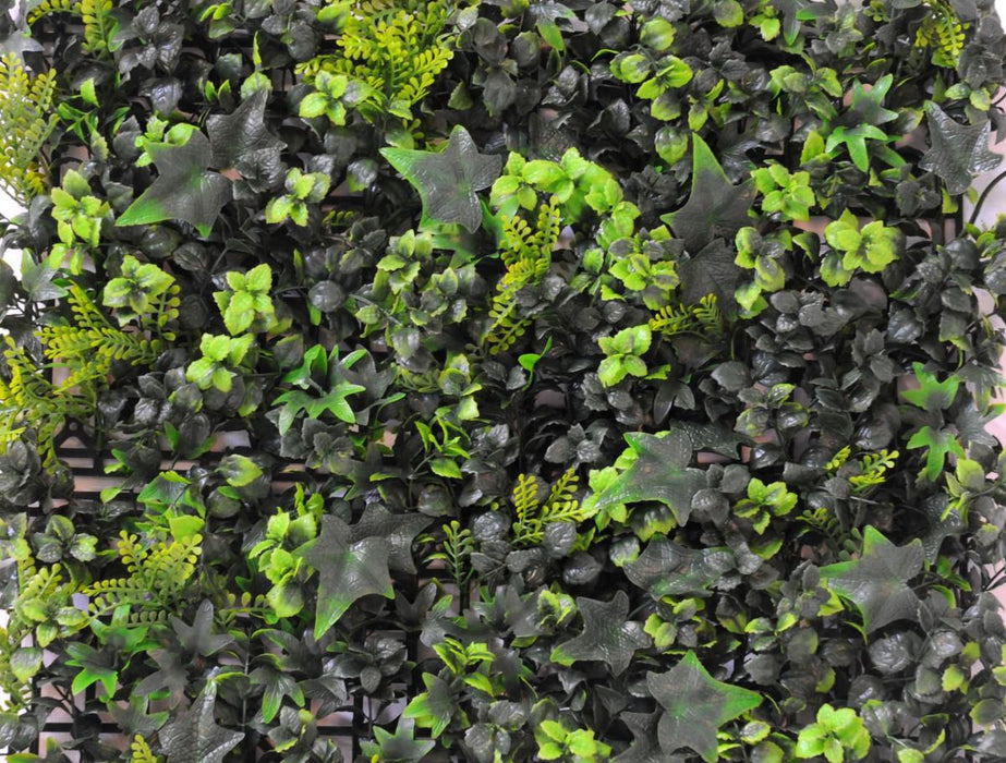 Edera Artificiale Da Parete Verde Bosso 50X50Cm