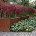 Parete Rettangolare In Acciaio Corten 200X80Cm Giardino