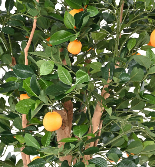 Arancio Artificiale 185Cm Con Decorazione Di 34 Arance