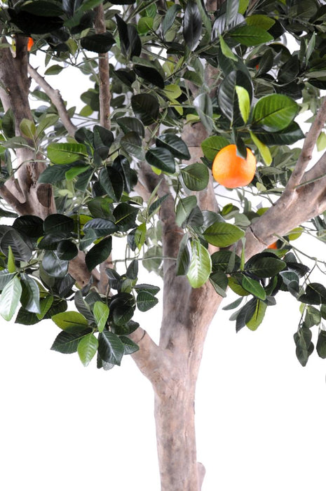 Arancio Artificiale 280Cm Per Interni Arancione Verde