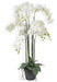 Orchidea Artificiale In Vaso 115 Cm Bianca