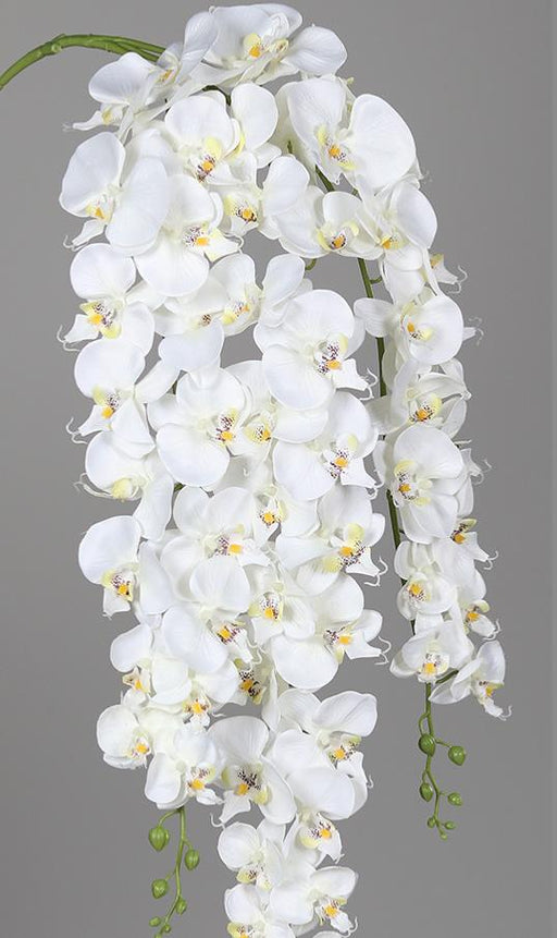 Orchidea Artificiale Pendente 115 Cm Bianca