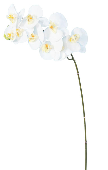 Orchidea Phalaenopsis Artificiale 9 Fiori 98 Cm Bianco