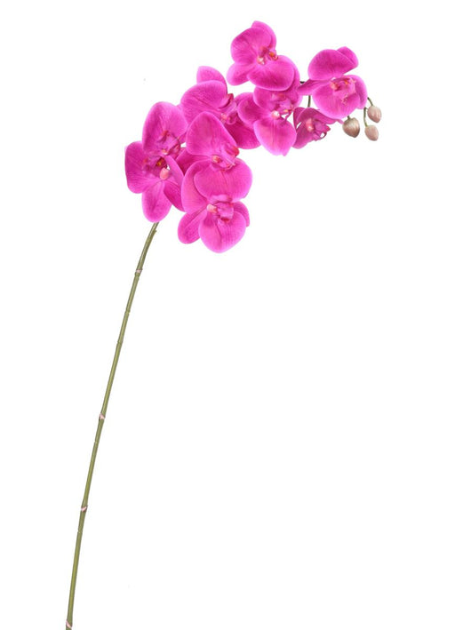 Orchidea Phalaenopsis Artificiale 9 Fiori Fucsia 98Cm