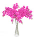 Orchidea Phalaenopsis Artificiale 9 Fiori Fucsia 98Cm