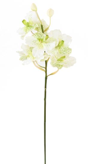 Orchidea Vanda Artificiale 70 Cm Bianca Decorativa