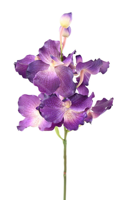 Orchidea Vanda Artificiale Viola 70 Cm Decorazione