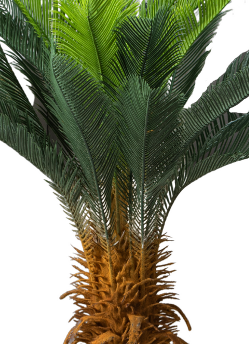 Palma Cycas Artificiale In Vaso 110Cm Pianta Da Interno