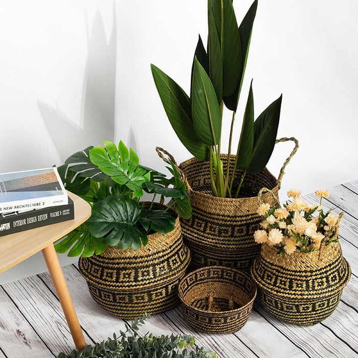 Cesto Di Vimini Africano